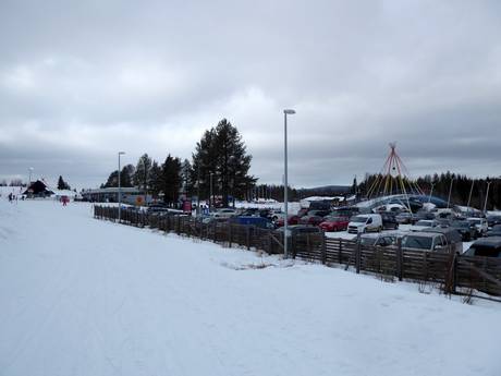 Finlande du Nord: Accès aux domaines skiables et parkings – Accès, parking Ounasvaara – Rovaniemi