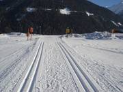 Piste de ski de fond soigneusement entretenue à Kals