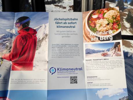 Ausserfern: Domaines skiables respectueux de l'environnement – Respect de l'environnement Jöchelspitze – Bach