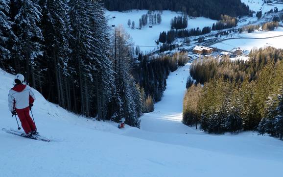 Domaines skiables pour skieurs confirmés et freeriders Valle di Sesto (Sextental) – Skieurs confirmés, freeriders 3 Zinnen Dolomites – Monte Elmo/Stiergarten/Croda Rossa/Passo Monte Croce