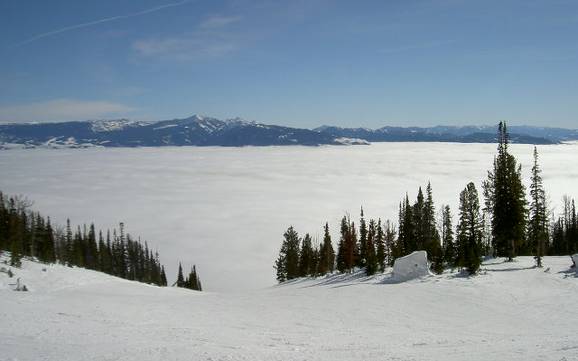 Le plus grand dénivelé dans le Wyoming – domaine skiable Jackson Hole
