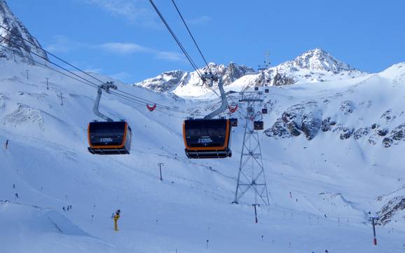 Meilleur domaine skiable dans la grande région d'Innsbruck – Évaluation Stubaier Gletscher (Glacier de Stubai)