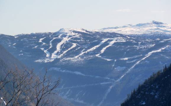 Telemark: Taille des domaines skiables – Taille Gaustablikk – Rjukan