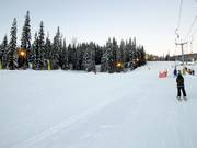 Domaine skiable pour la pratique du ski nocturne Sun Peaks Village Platter