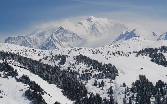 Le plus grand dénivelé dans le Val d'Arly – domaine skiable Espace Diamant – Les Saisies/Notre-Dame-de-Bellecombe/Praz sur Arly/Flumet/Crest-Voland