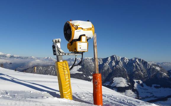 Fiabilité de l'enneigement Wildschönau – Fiabilité de l'enneigement Ski Juwel Alpbachtal Wildschönau