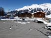 Alpes bernoises: Accès aux domaines skiables et parkings – Accès, parking Bellwald