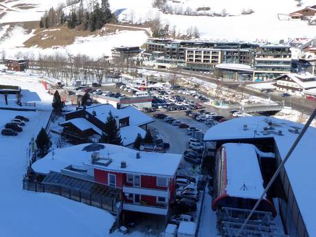 Vallées de Tures et d'Aurina (Tauferer Ahrntal): Accès aux domaines skiables et parkings – Accès, parking Klausberg – Skiworld Ahrntal