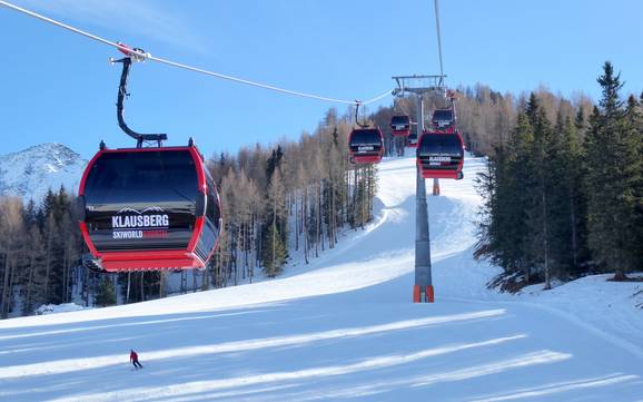 Meilleur domaine skiable dans les vallées de Tures et d'Aurina (Tauferer Ahrntal) – Évaluation Klausberg – Skiworld Ahrntal