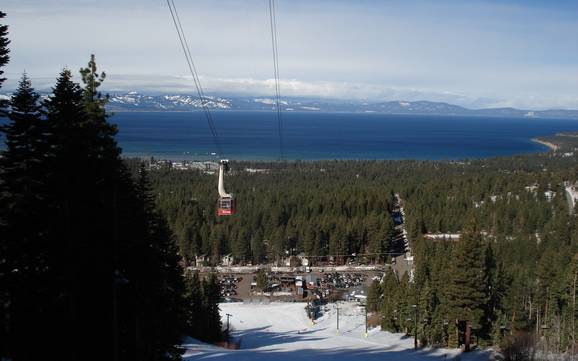 Nevada: Accès aux domaines skiables et parkings – Accès, parking Heavenly