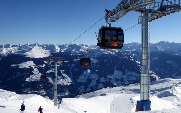 Meilleur domaine skiable dans l' Erste Ferienregion im Zillertal – Évaluation Kaltenbach – Hochzillertal/Hochfügen (SKi-optimal)