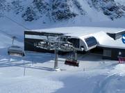 Gletscherseebahn - 6 places | Télésiège rapide (débrayable) avec capots de protection et sièges chauffants