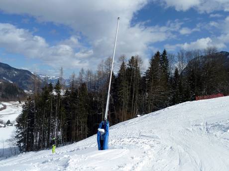 Fiabilité de l'enneigement Thierseetal (vallée de Thiersee) – Fiabilité de l'enneigement Tirolina (Haltjochlift) – Hinterthiersee