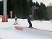 Boardercross Déborah Anthonioz et snowpark (Les Gets)