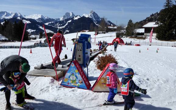 Stations de ski familiales Gstaad – Familles et enfants Rinderberg/Saanerslochgrat/Horneggli – Zweisimmen/Saanenmöser/Schönried/St. Stephan