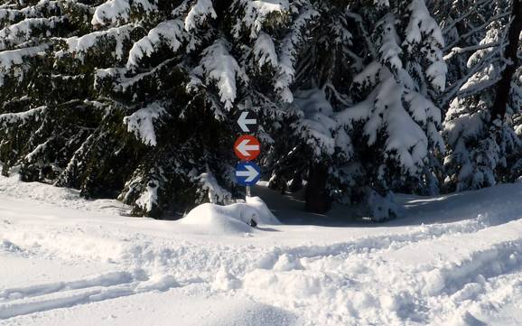 Silberregion Karwendel : indications de directions sur les domaines skiables – Indications de directions Kellerjoch – Schwaz