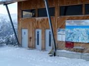 Installations sanitaires entretenues sur le domaine skiable