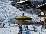 Bar du Dolomitenhof pour profiter de l'après-ski