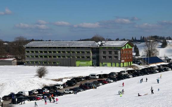 Allgäu oriental (Ostallgäu): offres d'hébergement sur les domaines skiables – Offre d’hébergement Nesselwang – Alpspitze (Alpspitzbahn)
