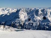 Vue panoramique sur le glacier de Tiefenbach