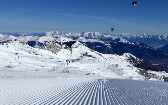 Le plus grand dénivelé dans les Alpes autrichiennes – domaine skiable Kitzsteinhorn/Maiskogel – Kaprun
