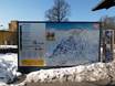 Région d'Innsbruck: indications de directions sur les domaines skiables – Indications de directions Nordkette – Innsbruck