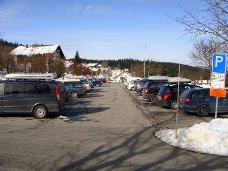 Freyung-Grafenau: Accès aux domaines skiables et parkings – Accès, parking Mitterdorf (Almberg) – Mitterfirmiansreut