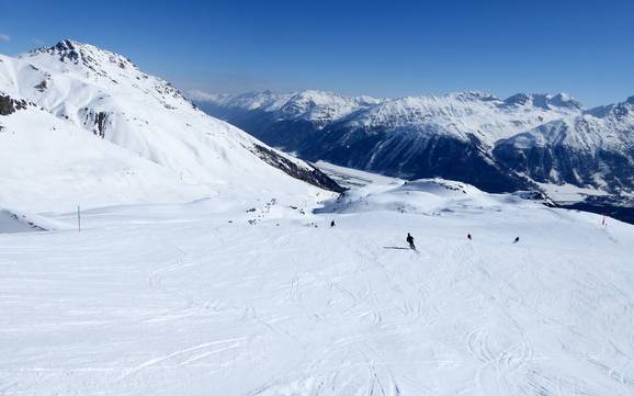 Meilleur domaine skiable en Engadin St. Moritz – Évaluation St. Moritz – Corviglia