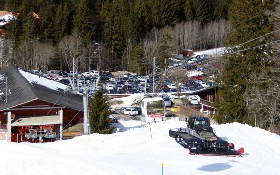 Gstaad: Accès aux domaines skiables et parkings – Accès, parking Rinderberg/Saanerslochgrat/Horneggli – Zweisimmen/Saanenmöser/Schönried/St. Stephan