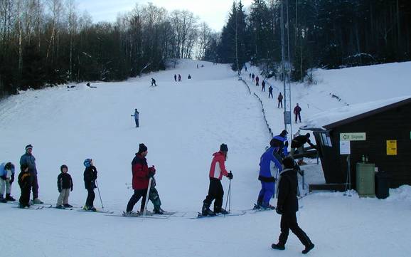 Skier dans l' arrondissement d'Ebersberg