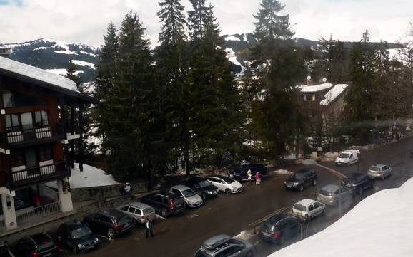 Evasion Mont-Blanc: Accès aux domaines skiables et parkings – Accès, parking Megève/Saint-Gervais