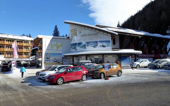 Defereggental (vallée de Defereggen): Accès aux domaines skiables et parkings – Accès, parking St. Jakob im Defereggental – Brunnalm