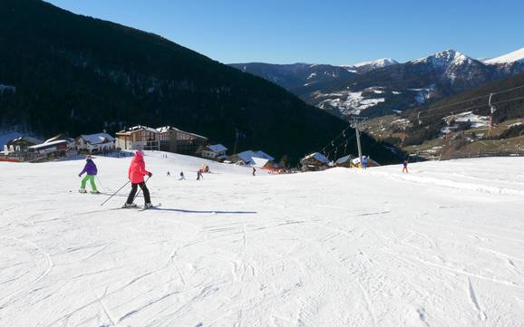 Domaines skiables pour les débutants dans le Val Sarentino (Sarntal) – Débutants Reinswald (San Martino in Sarentino)