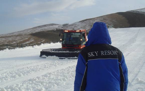 Préparation des pistes Mongolie – Préparation des pistes Sky Resort – Ulaanbaatar