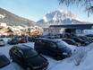 Tiroler Zugspitz Arena: Accès aux domaines skiables et parkings – Accès, parking Lermoos – Grubigstein