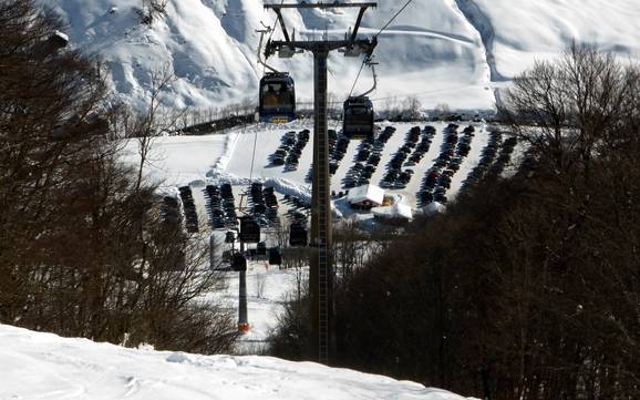 Glaris: Accès aux domaines skiables et parkings – Accès, parking Elm im Sernftal