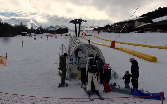 Domaines skiables pour les débutants à Evasion Mont-Blanc – Débutants Megève/Saint-Gervais