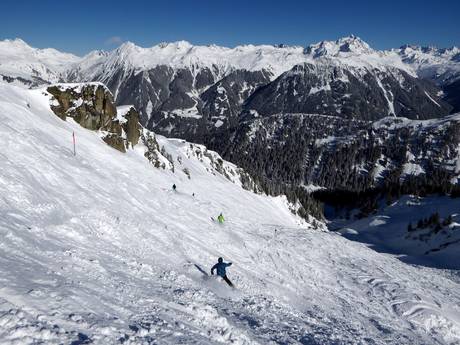 Domaines skiables pour skieurs confirmés et freeriders Alpes orientales centrales – Skieurs confirmés, freeriders Silvretta Montafon