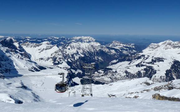 Le plus haut domaine skiable dans le canton d'Obwald – domaine skiable Titlis – Engelberg
