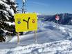 Schladming-Dachstein: indications de directions sur les domaines skiables – Indications de directions Riesneralm – Donnersbachwald