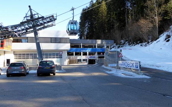 Ferienregion Hohe Salve: Accès aux domaines skiables et parkings – Accès, parking SkiWelt Wilder Kaiser-Brixental