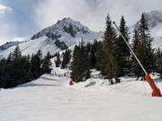 Lances à neige sur le domaine skiable de Brévent-Flégère