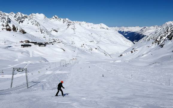 Domaines skiables pour les débutants dans la Kaunertal (vallée de Kauns) – Débutants Kaunertaler Gletscher (Glacier de Kaunertal)