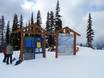 Chaîne Columbia: indications de directions sur les domaines skiables – Indications de directions Revelstoke Mountain Resort
