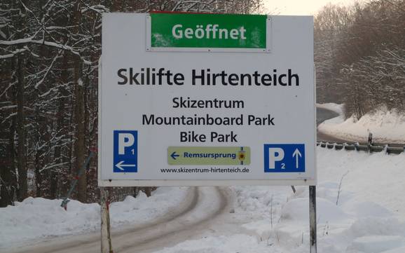 Skier dans l' arrondissement d'Ostalb