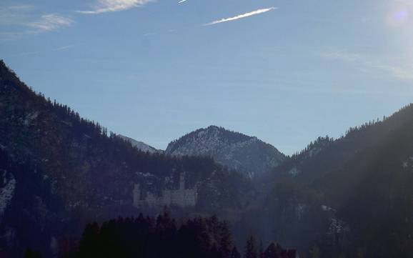 Le plus grand dénivelé dans l' arrondissement de l'Allgäu oriental (Ostallgäu) – domaine skiable Tegelberg – Schwangau