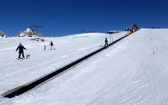 Domaines skiables pour les débutants dans la Via Mala – Débutants Splügen – Tambo
