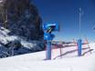 Fiabilité de l'enneigement Dolomiti Superski – Fiabilité de l'enneigement Val Gardena (Gröden)