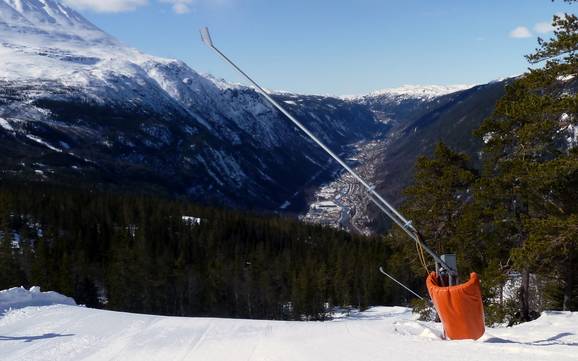 Fiabilité de l'enneigement Telemark – Fiabilité de l'enneigement Gaustablikk – Rjukan