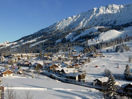 Souabe (Schwaben): offres d'hébergement sur les domaines skiables – Offre d’hébergement Oberjoch (Bad Hindelang) – Iseler